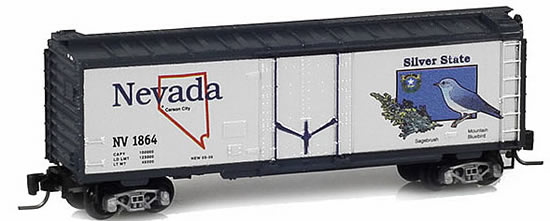 Consignment MT50200511 - Micro Trains 50200511 40 Standard Box Car Nevada State Car