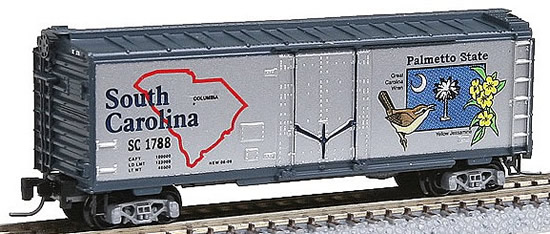 Consignment MT50200512 - Micro Trains 50200512 40 Standard Box Car South Carolina State Car