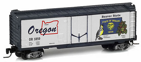 Consignment MT50200514 - Micro Trains 50200514 40 Standard Box Car Oregon State Car