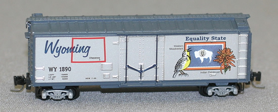 Consignment MT50200517 - Micro Trains 50200517 40 Standard Box Car Wyoming State Car