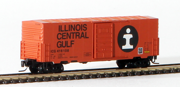 Consignment MT50300012 - Micro-Trains American 40 Box Car, Single Door, w/o Roofwalk of the Illinois Central Gulf Railroad