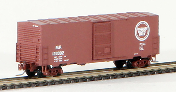 Consignment MT50300031 - Micro-Trains American 40 Box Car, Single Door w/o Roofwalk, of the Missouri Pacific Railroad