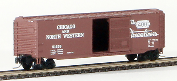 Consignment MT50500231 - Micro-Trains American 50 Standard Box Car, Single Door, of the Chicago and North Western Railroad