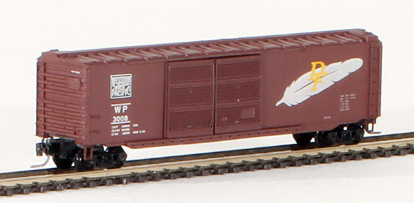 Consignment MT50600232 - Micro-Trains American 50 Standard Box Car, Double Doors, of the Western Pacific Railroad