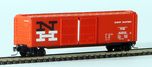 Consignment MT50600242 - Micro-Trains American 50 Standard Box Car, Double Doors, of the New Haven Railroad