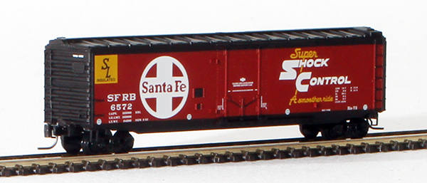 Consignment MT50700290 - Micro-Trains American 50 Standard Box Car, Plug Door, of the Atchison, Topeka & Santa Fe Railway