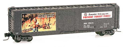 Consignment MT50700330 - Micro Trains 50700330 50 Standard Box Car Smokey Bear Forest Fire Prevention Car #3