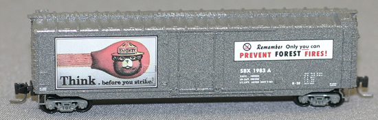 Consignment MT50700350 - Micro Trains 50700350 50 Standard Box Car Smokey Bear Forest Fire Prevention Car #5
