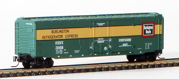 Consignment MT50700370 - Micro-Trains American 50 Standard Box Car, Plug Door, of the Chicago, Burlington & Quincy Railroad