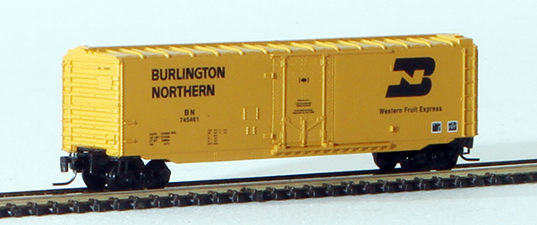 Consignment MT50700380 - Micro-Trains American 50 Standard Box Car, Plug Door, of the Burlington Northern Railroad