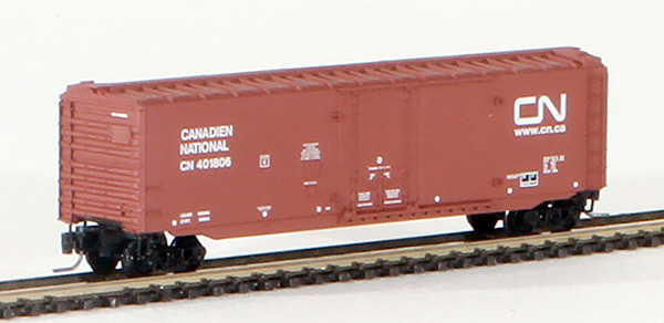 Consignment MT50700412 - Micro-Trains Canadian 50 Standard Box Car, Plug Door, of the Canadian National Railway