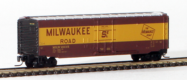 Consignment MT50700432 - Micro-Trains American 50 Standard Box Car, Plug Door, of the Milwaukee Road