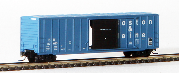 Consignment MT51000170 - Micro-Trains American 50 Rib Side Box Car, Single Door, w/o Roofwalk of the Boston & Maine Railroad