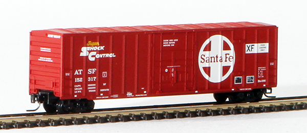 Consignment MT51100021 - Micro-Trains American 50 Rib Side Box Car, Plug Door w/o Roofwalk, of the Atchison, Topeka & Santa Fe Railway