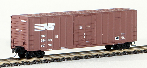 Consignment MT51100040 - Micro-Trains American 50 Rib Side Box Car, FMC Plug Door w/o Roofwalk of the Norfolk Southern Railroad 