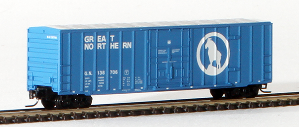 Consignment MT51100050 - Micro-Trains American 50 Rib Side Box Car, Plug Door w/o Roofwalk of the Great Northern Railway