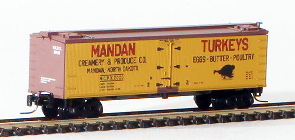 Consignment MT51800050 - Micro-Trains American 40 Wood-Sheathed Reefer w/ Flush Door & Vertical Brakewheel