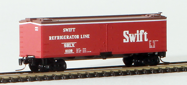 Consignment MT51800062 - Micro-Trains American 40 Wood Box Car of the Swift Refrigerator Line