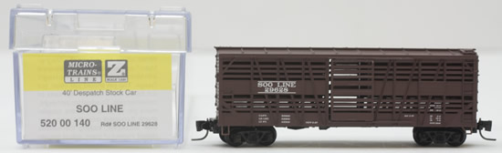 Consignment MT52000140 - 40 Dispatch Stock Car of the SOO Line – 29628