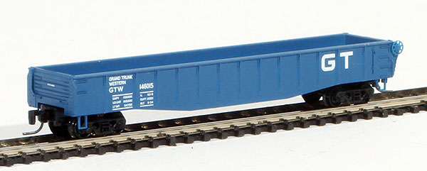 Consignment MT52200151 - Micro-Trains American 50 Gondola, Fishbelly Side w/ Drop Ends of the Grand Trunk Western Railroad