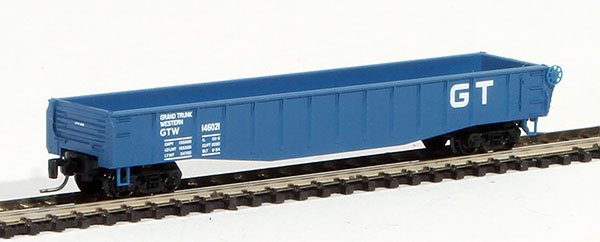 Consignment MT52200152 - Micro-Trains American 50 Gondola, Fishbelly Side w/ Drop Ends of the Grand Trunk Western Railroad