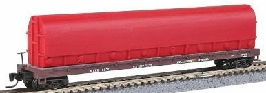 Consignment MT52400051 - Micro Trains 52400051 60 Flat Car w/Load Trailer Train TTX 90771