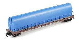 Consignment MT52400052 - Micro Trains 52400052 60 Flat Car w/Load Trailer Train TTX 90777