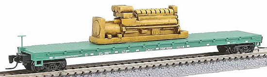 Consignment MT52400082 - Micro Trains 52400082 60 Flat Car w/Generator Load Great Northern GN 161158