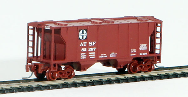 Consignment MT53100012 - Micro-Trains American PS-2 70 Ton Two-Bay Covered Hopper of the Atchison, Topeka & Santa Fe Railway