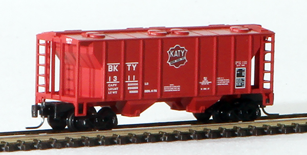 Consignment MT53100031 - Micro-Trains American PS-2 70 Ton Two-Bay Covered Hopper of the Missouri-Kansas-Texas Railroad 