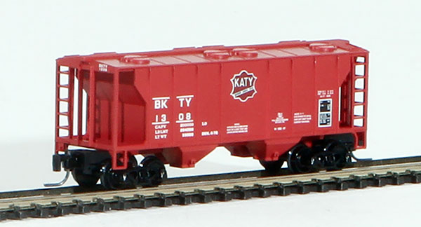 Consignment MT53100032 - Micro-Trains American PS-2 70 Ton Two-Bay Covered Hopper of the Missouri-Kansas-Texas Railroad