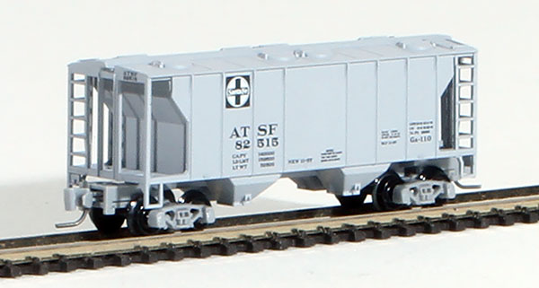 Consignment MT53100071 - Micro-Trains American PS-2 70 Ton Two-Bay Covered Hopper of the Atchison, Topeka & Santa Fe Railway