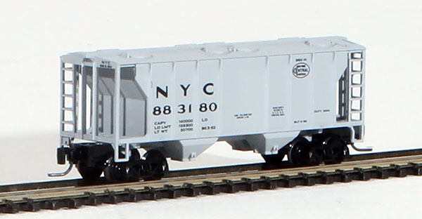 Consignment MT53100101 - Micro-Trains American PS-2 70 Ton Two-Bay Covered Hopper of the New York Central Railroad 