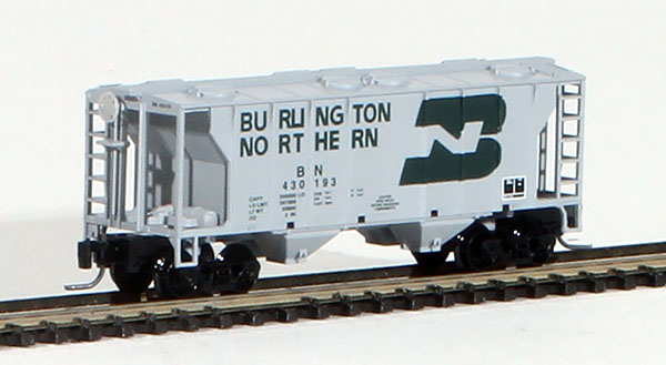 Consignment MT53100142 - Micro-Trains American PS-2 Two-Bay Covered Hopper of the Burlington Northern Railroad