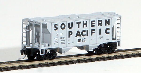 Consignment MT53100152 - Micro-Trains American PS-2 70 Ton Two-Bay Covered Hopper of the Southern Pacific Railroad