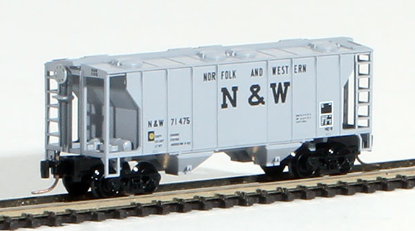 Consignment MT53100190 - Micro-Trains American PS-2 70 Ton Two-Bay Covered Hopper of the Norfolk & Western Railway