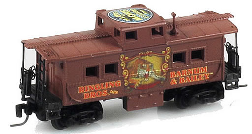 Consignment MT53500280 - Micro Trains 53500280 Center Cupola Caboose Ringling Bros. and Barnum & Bailey