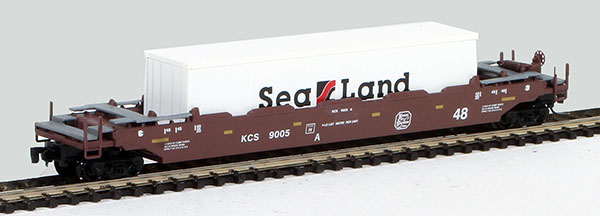 Consignment MT54000092 - Micro-Trains American Gunderson Husky-Stack Well Car of the Kansas City Southern Railway