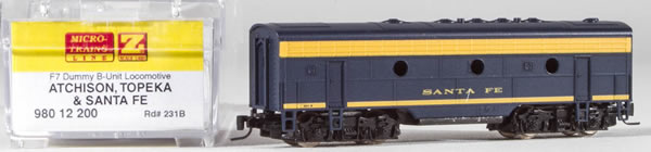 Consignment MT98012200 - Micro Trains 98012200 USA F7 Dummy B Unit of the AT&SF