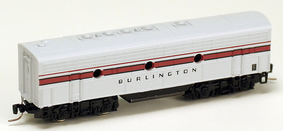 Consignment MT98012220 - Micro Trains 98012220 USA F7 Dummy B Unit of the Chicago, Burlington & Quincy