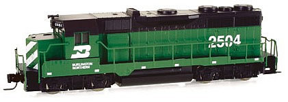 Consignment MT98101060 - Micro Trains 98101060 USA Diesel Locomotive GP35 of the BN - 2504