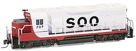Consignment MT98101070 - Micro Trains 98101070 USA Diesel Locomotive GP35 of the SOO - 727