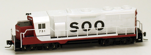 Consignment MT98101072 - Micro Trains 98101072 USA Diesel Locomotive GP35 of the SOO - 731