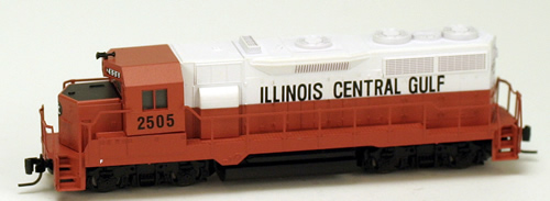 Consignment MT98101132 - Micro Trains 98101132 USA Diesel Locomotive GP35 of the Illinois Central Golf - 2505
