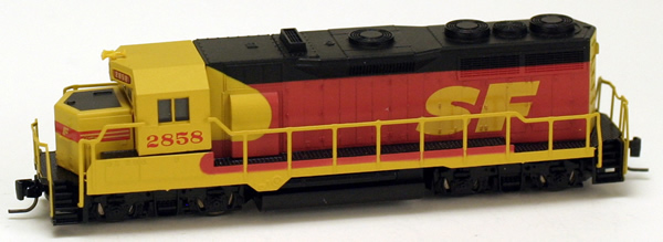 Consignment MT98101160 - Micro Trains 98101160 USA Diesel Locomotive GP35 of the AT&SF - 2858