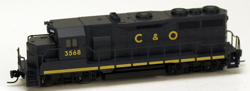 Consignment MT98101210 - Micro Trains 98101210 USA Diesel Locomotive GP35 of the C&O – 3568