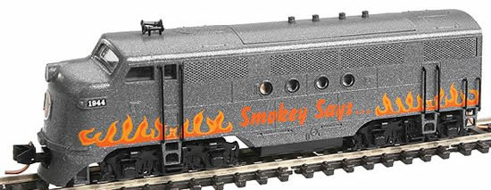 Consignment MT98101520 - Micro Trains 98101520 GP35 Diesel Locomotive Smokey Bear Forest Fire Prevention 1944