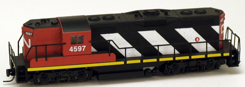 Consignment MT98201021 - Micro Trains 98201021 Canadian Diesel Locomotive GP9 of the CN – 4597