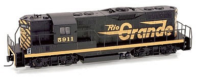 Consignment MT98201052 - Micro Trains 98201052 USA Diesel Locomotive GP9 of the D&RGW – 5911