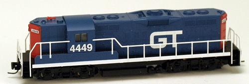 Consignment MT98201140 - Micro Trains 98201140 USA Diesel Locomotive GP9 of the Grand Trunk Western – 4449